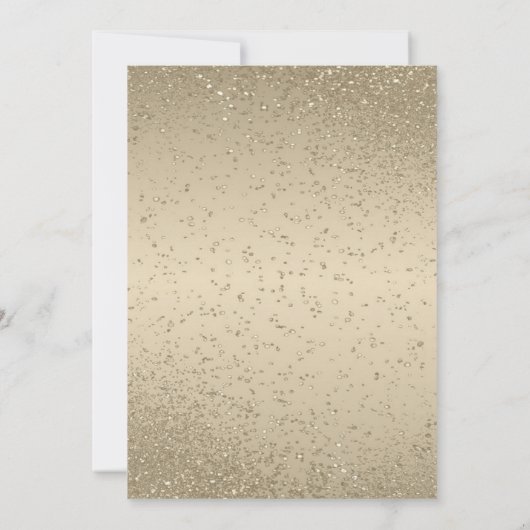 Mooi Vrijgezellenfeest - Goud Kaart (Achterkant)