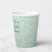 Mooi Vrijgezellenfeest - Mint Green Papieren Bekers (Links)
