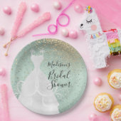 Mooi Vrijgezellenfeest - Mint Green Papieren Bordje (Feest)