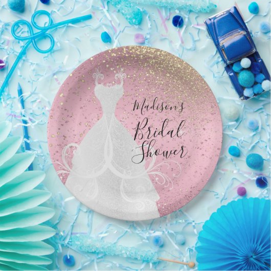 Mooi Vrijgezellenfeest - PInk-Borden Papieren Bordje (Feest)