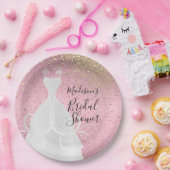 Mooi Vrijgezellenfeest - PInk-Borden Papieren Bordje (Feest)