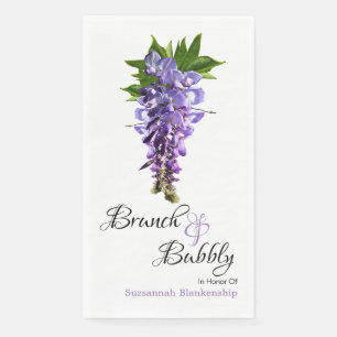 Mooi Vrijgezellenfeest van Wisteria Brunch Servet