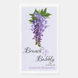 Mooi Vrijgezellenfeest van Wisteria Brunch Servet