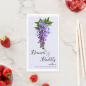 Mooi Vrijgezellenfeest van Wisteria Brunch Servet (Insitu)