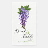 Mooi Vrijgezellenfeest van Wisteria Brunch Servet (Voorkant)
