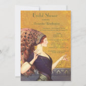 Mooi Vrijgezellenfeest voor kunstdeco Peacock Flap Kaart (Achterkant)