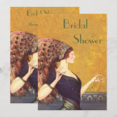 Mooi Vrijgezellenfeest voor kunstdeco Peacock Flap Kaart (Voorkant / Achterkant)