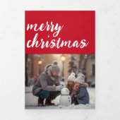 Mooi vrolijk en helder foto drieluik wenskaart (Cover)