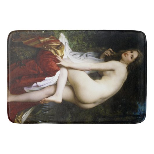Mooi Vrouw Bather (door Bouguereau) Badmat (Voorkant)