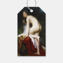 Mooi Vrouw Bather (door Bouguereau)