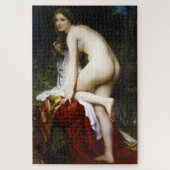 Mooi Vrouw Bather (door Bouguereau) Legpuzzel (Verticaal)