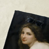 Mooi Vrouw Bather (door Bouguereau) Strandlaken (In situ)