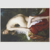 Mooi Vrouw Bather (door Bouguereau) Tissuepapier (Voorkant)