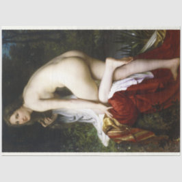 Mooi Vrouw Bather (door Bouguereau) Tissuepapier
