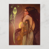 Mooi  Vrouw Briefkaart (Voorkant)