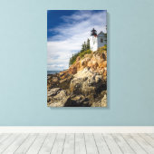 Mooi vuurtorencanvas canvas afdruk (Insitu (Houten vloer))