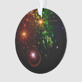 Mooi vuurwerk ornament (voorkant)