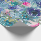 Mooi Waterverf bloempakpapier Cadeaupapier (Hoek)