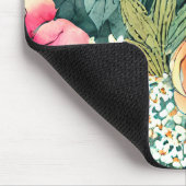 mooi waterverf botanisch kunstwerk muismat (Hoek)