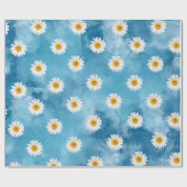 Mooi Waterverf Daisy inpakpapier (Vlak)