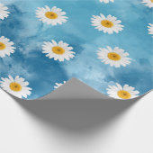 Mooi Waterverf Daisy inpakpapier (Hoek)