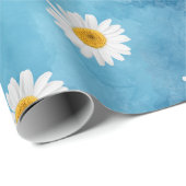 Mooi Waterverf Daisy inpakpapier (Rol Hoek)