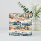 Mooi Waterverf landschap dank u (Staand voorkant)