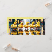 Mooi weer voor Ducks Flat Get Well Kaart (Voorkant / Achterkant in situ)