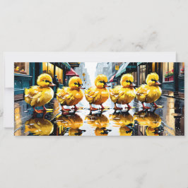 Mooi weer voor Ducks Flat Get Well Kaart