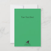 Mooi Wenskaart bij het Tahoe-meer Bedankkaart (Achterkant)