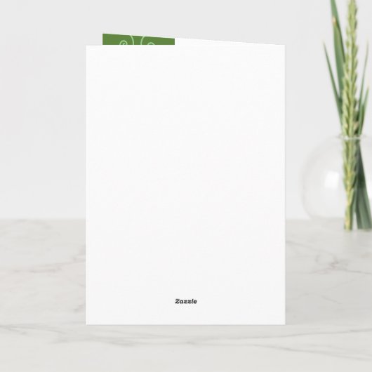 Mooi Wenskaart van 5 x 7 bij de St. Patrick's Day Kaart (Achterkant)