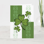 Mooi Wenskaart van 5 x 7 bij de St. Patrick's Day Kaart (Voorkant)