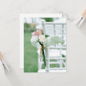 Mooi Wenskaart voor weddenschappen Kaart (Voorkant / Achterkant in situ)