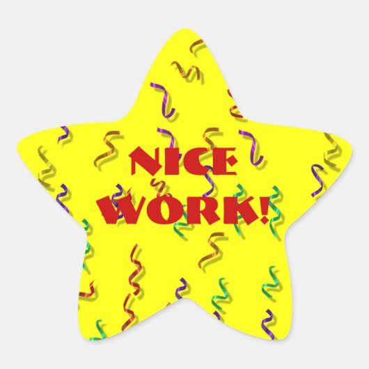 Mooi werk belonen Stickers (Voorkant)