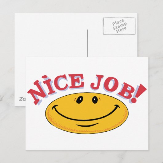 Mooi werk! briefkaart (Voorkant / Achterkant)