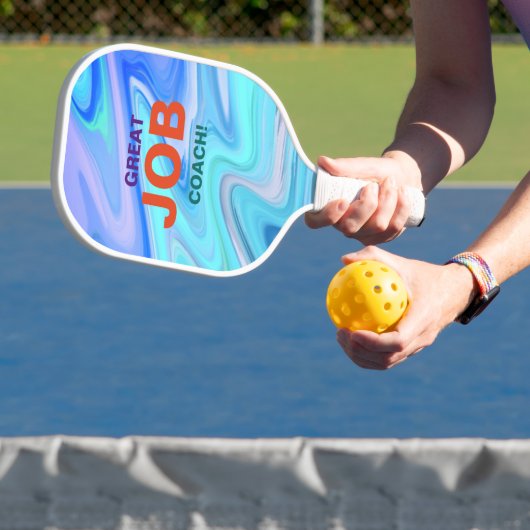 Mooi werk, Coach. Pickleball Paddle (Insitu)