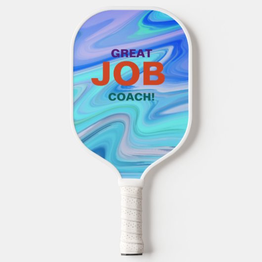 Mooi werk, Coach. Pickleball Paddle (Voorkant)