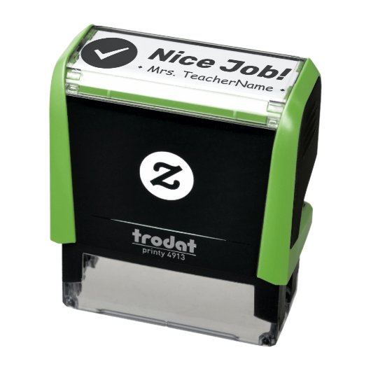 "Mooi werk!" Instructeur Rubber Stamp Zelfinktende Stempel (Product)
