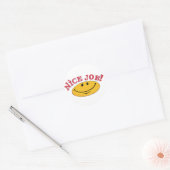 Mooi werk! ronde sticker (Envelop)