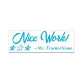 "Mooi werk!" Rubberstempel Zelfinktende Stempel (Design)