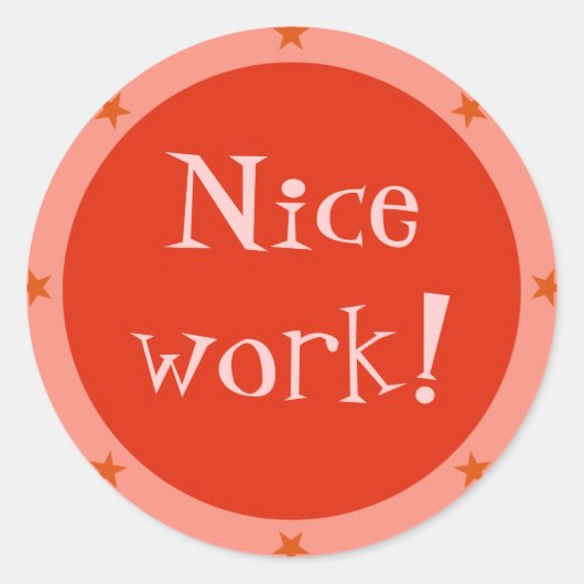 Mooi werk - Teacher Sticker Series (Voorkant)