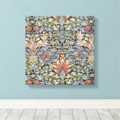 Mooi werk van William Morris, Art Nouveau, Beaut Canvas Afdruk (Insitu (Houten vloer))
