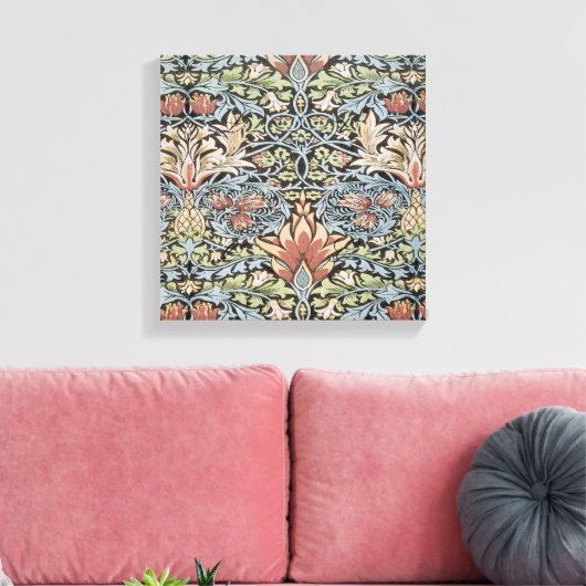 Mooi werk van William Morris, Art Nouveau, Beaut Canvas Afdruk (Insitu (Woonkamer))