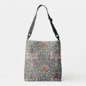 Mooi werk van William Morris, Art Nouveau, Beaut Crossbody Tas (Achterkant)
