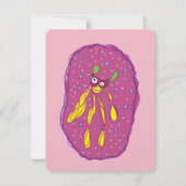 Mooi wezen, kinderen verjaardag uitnodiging (Achterkant)