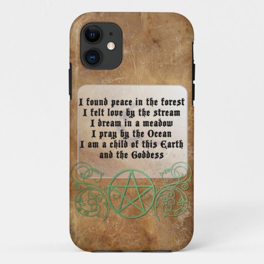 Mooi Wiccan Poem Case-Mate iPhone Case (Achterkant)