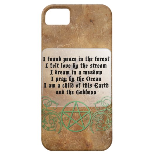 Mooi Wiccan Poem Case-Mate iPhone Case (Achterkant)