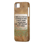 Mooi Wiccan Poem Case-Mate iPhone Case (Achterkant Links)
