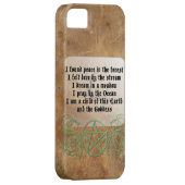 Mooi Wiccan Poem Case-Mate iPhone Case (Back/Rechts)