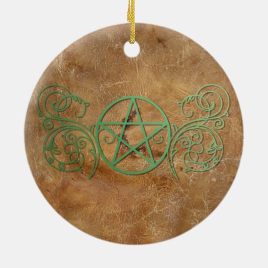 Mooi Wiccan Poem Keramisch Ornament (Achterkant)